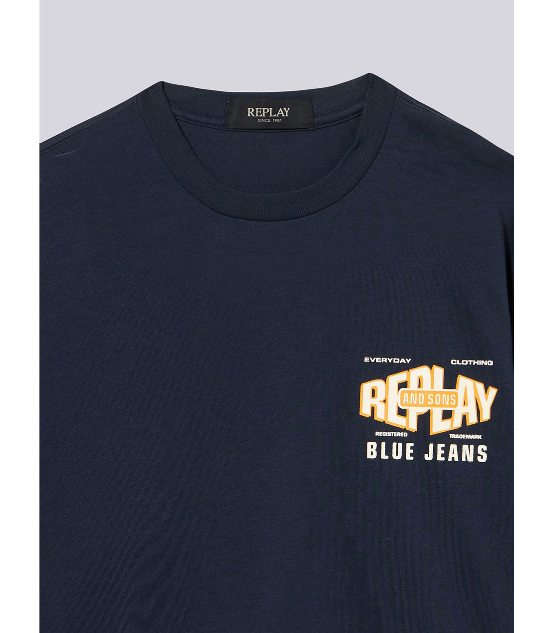 ボーイズ ロングTシャツ 詳細画像 ブルー 3